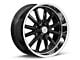 US Mag Rambler 6 Gloss Black with Diamond Cut Lip 6-Lug Wheel; 20x9.5; 1mm Offset (07-13 Sierra 1500)