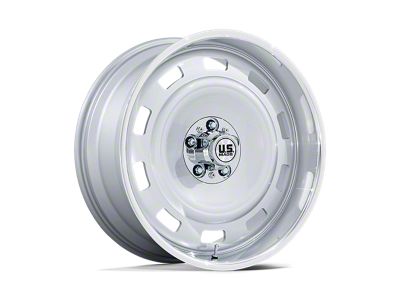 US Mag Scottsdale Silver with Diamond Cut Lip 6-Lug Wheel; 22x10.5; 0mm Offset (07-13 Sierra 1500)