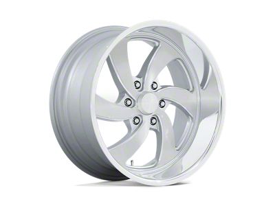 US Mag Scottsdale Silver with Diamond Cut Lip 6-Lug Wheel; 22x10.5; 12mm Offset (07-13 Sierra 1500)