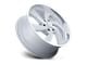 US Mag Desperado Silver Brushed Face Milled Diamond Cut Milled 6-Lug Wheel; Left Directional; 22x9; 25mm Offset (07-13 Silverado 1500)