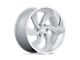 US Mag Desperado Silver Brushed Face Milled Diamond Cut Milled 6-Lug Wheel; 20x8; 1mm Offset (07-14 Tahoe)