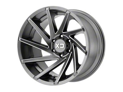 US Mag Desperado Anthracite Milled Diamond Cut Milled 6-Lug Wheel; 24x9; 25mm Offset (07-14 Yukon)