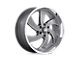 US Mag Desperado Anthracite Milled Diamond Cut Milled 6-Lug Wheel; 22x9; 25mm Offset (09-14 F-150)