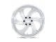 US Mag Desperado Silver Brushed Face Milled Diamond Cut Milled 6-Lug Wheel; 22x9; 25mm Offset (09-14 F-150)