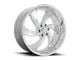 US Mag Desperado Chrome 6-Lug Wheel; 24x10; 25mm Offset (15-20 F-150)