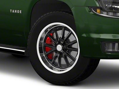 US Mag Rambler 6 Gloss Black with Diamond Cut Lip 6-Lug Wheel; 20x8; 1mm Offset (15-20 Tahoe)