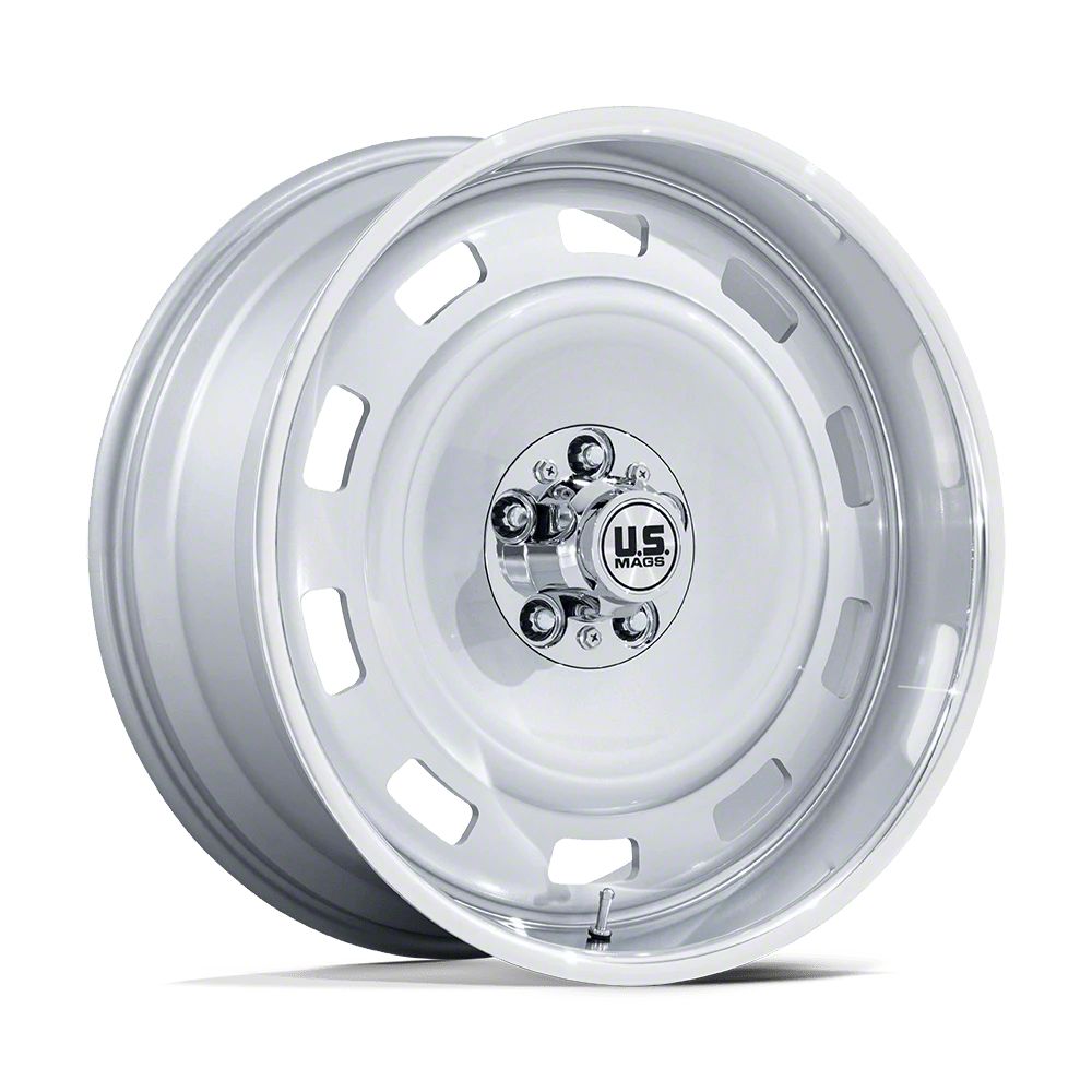 US Mag Tahoe Scottsdale Silver with Diamond Cut Lip 6-Lug Wheel; 20x10 ...