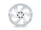 US Mag Desperado Silver Brushed Face Milled Diamond Cut Milled 6-Lug Wheel; Left Directional; 22x9; 25mm Offset (15-20 Yukon)