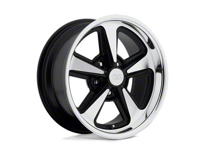 US Mag Bandit Matte Black Machined 5-Lug Wheel; 17x9; 8mm Offset (87-90 Dakota)