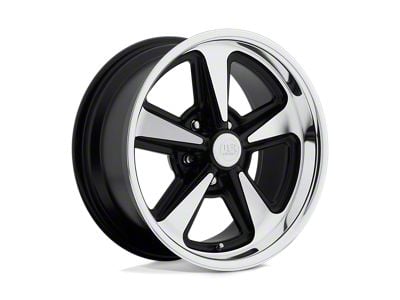 US Mag Bandit Matte Black Machined 5-Lug Wheel; 18x8; 1mm Offset (87-90 Dakota)