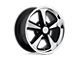 US Mag Bandit Matte Black Machined 5-Lug Wheel; 18x8; 1mm Offset (87-90 Dakota)