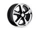 US Mag Bandit Matte Black Machined 5-Lug Wheel; 18x9; 8mm Offset (87-90 Dakota)