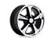 US Mag Bandit Matte Black Machined 5-Lug Wheel; 18x9; 8mm Offset (87-90 Dakota)