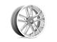 US Mag Bullet Textured Gunmetal with Milled Edges 5-Lug Wheel; 17x7; 1mm Offset (87-90 Dakota)