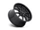 US Mag Rambler Gloss Black with Matte Black 5-Lug Wheel; 20x8.5; 32mm Offset (87-90 Dakota)
