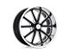 US Mag Rambler Gloss Black Milled 5-Lug Wheel; 18x7; 1mm Offset (87-90 Dakota)