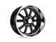 US Mag Rambler Gloss Black 5-Lug Wheel; 18x8; 1mm Offset (87-90 Dakota)