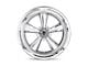 US Mag Standard Chrome 5-Lug Wheel; 17x7; 1mm Offset (87-90 Dakota)