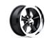 US Mag Standard Gloss Black 5-Lug Wheel; 15x8; 1mm Offset (87-90 Dakota)