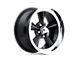 US Mag Standard Gloss Black 5-Lug Wheel; 17x7; 1mm Offset (87-90 Dakota)