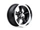 US Mag Standard Gloss Black 5-Lug Wheel; 17x8; 1mm Offset (87-90 Dakota)