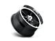 US Mag Standard Gloss Black 5-Lug Wheel; 17x8; 1mm Offset (87-90 Dakota)