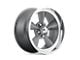 US Mag Standard Matte Gunmetal 5-Lug Wheel; 15x8; 1mm Offset (87-90 Dakota)