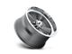 US Mag Standard Matte Gunmetal 5-Lug Wheel; 15x8; 1mm Offset (87-90 Dakota)