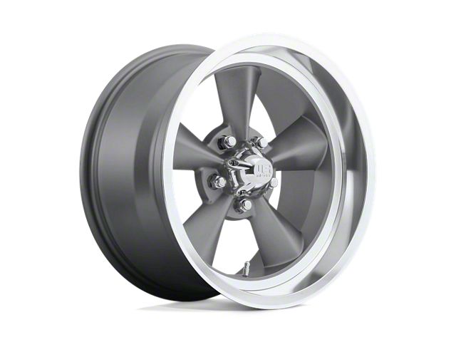 US Mag Standard Matte Gunmetal 5-Lug Wheel; 15x7; -5mm Offset (87-90 Dakota)