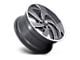 US Mag Desperado Anthracite Milled Diamond Cut Milled 6-Lug Wheel; 22x9; 25mm Offset (21-25 F-150)