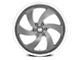 US Mag Desperado Anthracite Milled Diamond Cut Milled 6-Lug Wheel; Right Directional; 22x10; 25mm Offset (19-24 Sierra 1500)