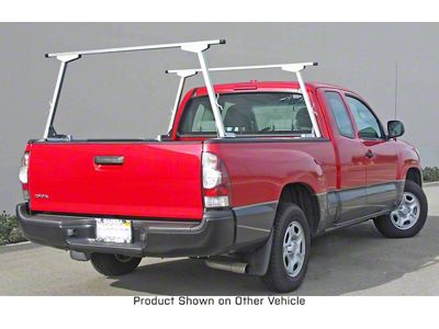 US Rack Paddler Truck Rack; Brushed and Silver (11-24 F-250 Super Duty)