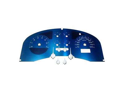 US Speedo Aqua Edition Gauge Face; MPH (04-06 F-150 FX4)