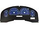 US Speedo Daytona Edition Gauge Face; KMH; Blue (07-08 F-150 XLT)