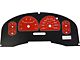 US Speedo Daytona Edition Gauge Face; KMH; Red (07-08 F-150 XLT)