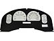 US Speedo Daytona Edition Gauge Face; KMH; White (07-08 F-150 XLT)