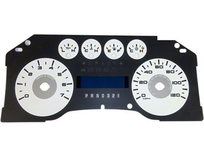 US Speedo Daytona Edition Gauge Face; MPH; Blue (09-10 F-150 Lariat)