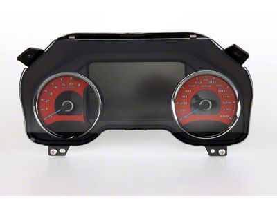 US Speedo Daytona Edition Gauge Face; MPH; Orange (17-18 F-150 Raptor)