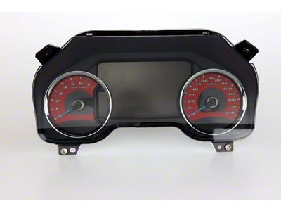 US Speedo Daytona Edition Gauge Face; MPH; Red (17-18 F-150 Raptor)