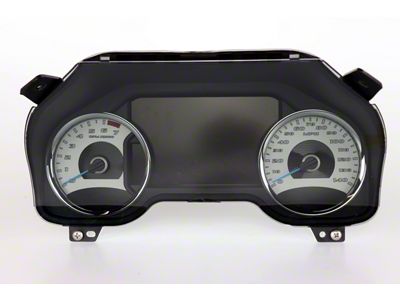 US Speedo Daytona Edition Gauge Face; MPH; Silver (17-18 F-150 Raptor)