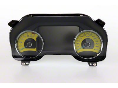 US Speedo Daytona Edition Gauge Face; MPH; Yellow (17-18 F-150 Raptor)