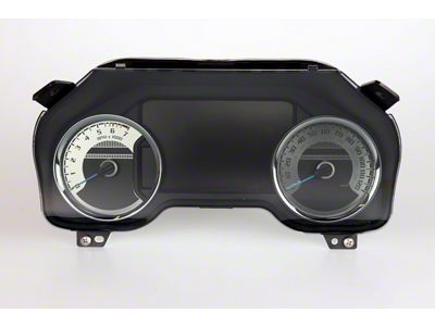 US Speedo Stainless Edition Gauge Face; MPH; Black (15-20 F-150 Platinum)