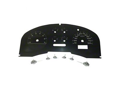 US Speedo Stealth Edition Gauge Face; MPH (04-06 F-150 FX4)