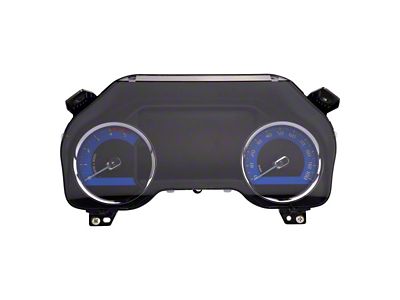 US Speedo Daytona Edition Gauge Face; MPH; Blue (17-22 6.7L Powerstroke F-350 Super Duty)