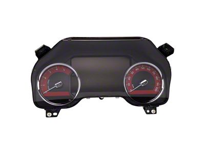 US Speedo Daytona Edition Gauge Face; MPH; Maroon (17-22 6.7L Powerstroke F-350 Super Duty)