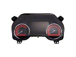 US Speedo Daytona Edition Gauge Face; MPH; Red (17-22 6.7L Powerstroke F-350 Super Duty)