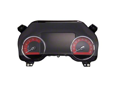 US Speedo Daytona Edition Gauge Face; MPH; Red (17-22 6.7L Powerstroke F-350 Super Duty)