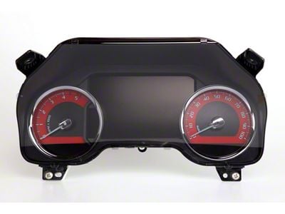 US Speedo Daytona Edition Gauge Face; MPH; Yellow (17-22 6.7L Powerstroke F-350 Super Duty)