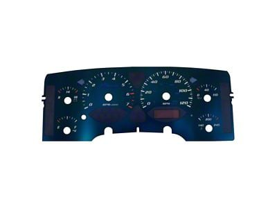 US Speedo Aqua Edition Gauge Face; MPH (07-08 RAM 1500)