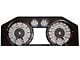 US Speedo Daytona Edition Gauge Face; KMH; 6-Gauges; Silver (09-12 RAM 1500)